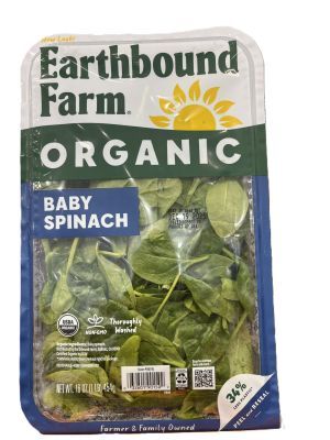 Earthbound Farm Organic Baby Spinach – Fresh, Clean & Ready to Enjoy