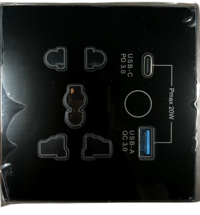13A single Smart Socket with USB 