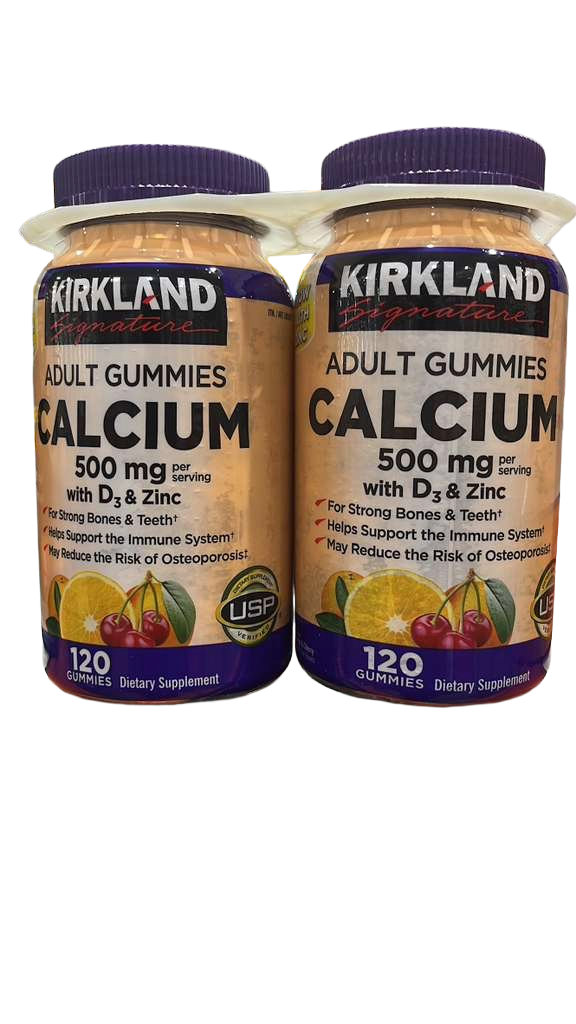 Kirkland Signature Adult Gummies Calcium