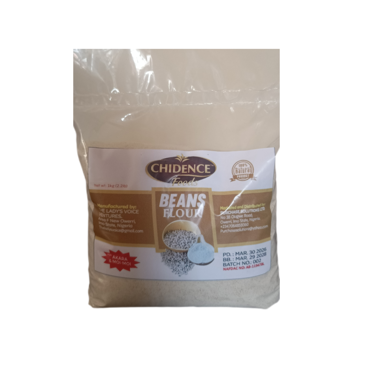Chidence Beans  Flour