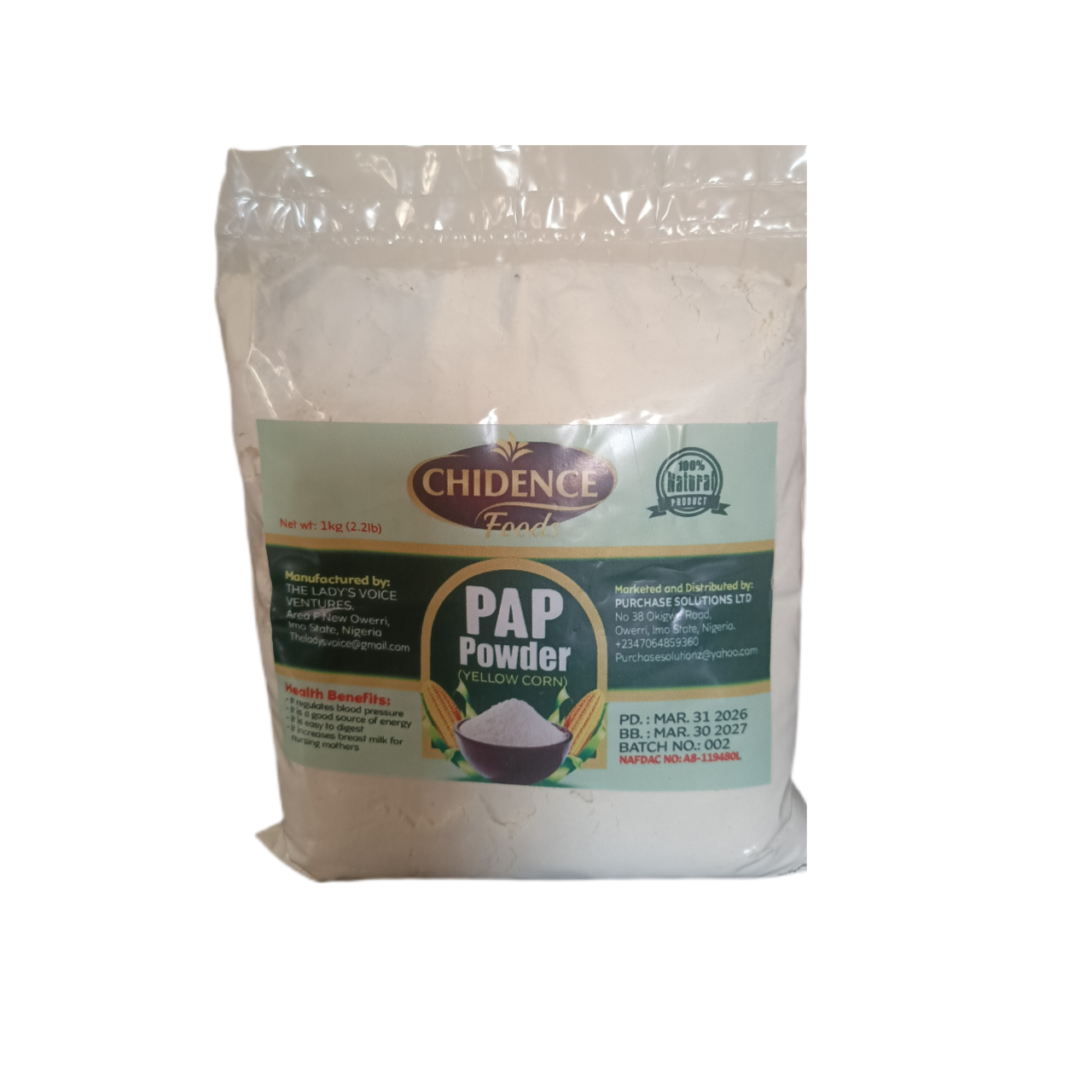 Chidence Pap Powder